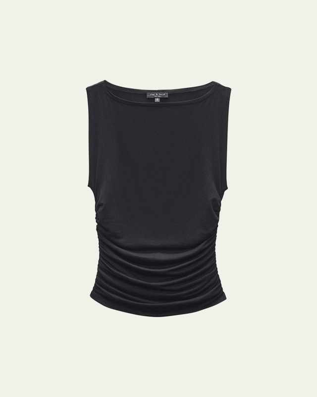 Luca Shirred Tank Top
